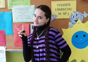 Zastępczyni przewodniczącej Aleksandra Stempniewska klasa 8 c