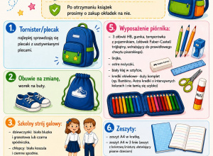 Wyprawka szkolna dla uczniów klas pierwszych 2026/2027