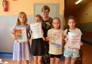Nagrody dla uczniów klas 1-3