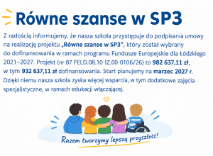 rysunek plakat informujący o projekcie